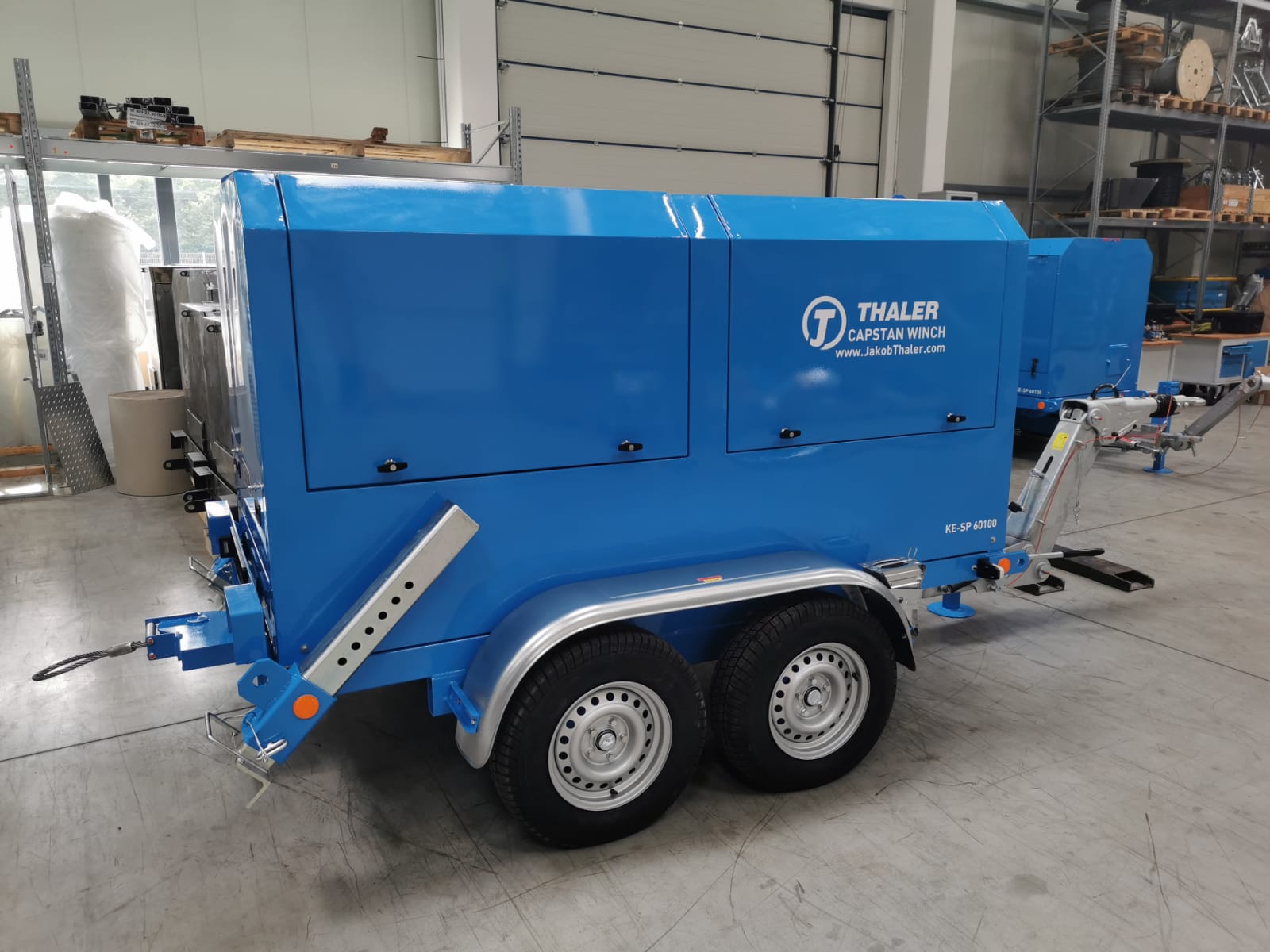 Jakob Thaler KE-SP 3050 Cable Pulling Winch — 5T / 50kN — CE Certified — Available for hire from KVP Electricals India